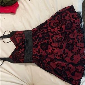 Nightway Halter Cocktail Dress